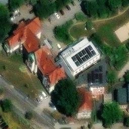 Volleyball Court near Cottbus - Chóśebuz — aerial view