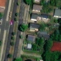 Volleyball Court near Cottbus - Chóśebuz — aerial view