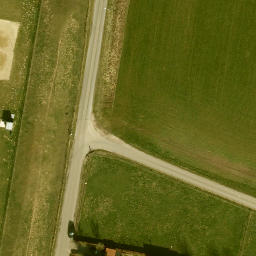 Sand Volleyball Court — aerial view