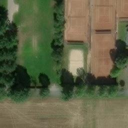 Sand Volleyball Court, Salzkotten — aerial view