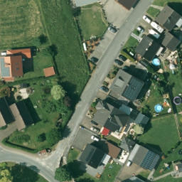 Volleyball Court, Werne — aerial view
