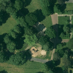 Grass Volleyball Court, Hamm — aerial view