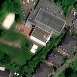 Sand Volleyball Court — aerial view