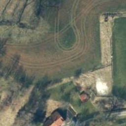 Sand Volleyball Court, Hardegsen — aerial view