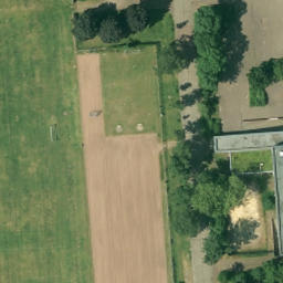 Sand Volleyball Court, Hamm — aerial view