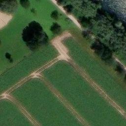 Sand Volleyball Court — aerial view