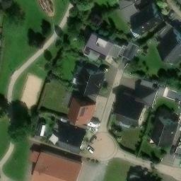 Sand Volleyball Court, Salzkotten — aerial view