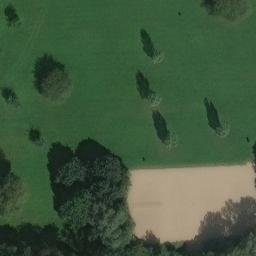 Sand Volleyball Court — aerial view
