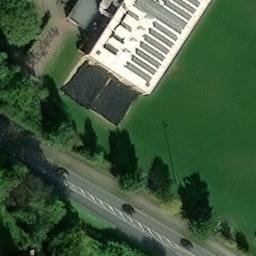 Grass Volleyball Court — aerial view