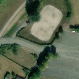 Sand Volleyball Court, Bad Karlshafen — aerial view