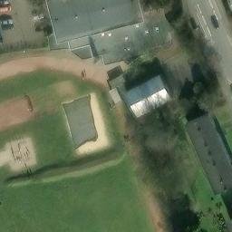 Volleyball Court, Waltrop — aerial view