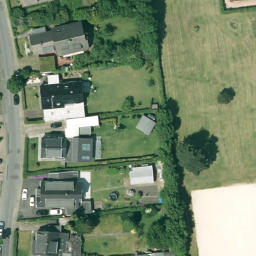 Sand Volleyball Court, Bergkamen — aerial view