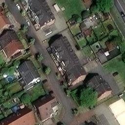 Sand Volleyball Court — aerial view
