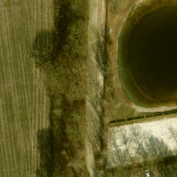 Sand Volleyball Court — aerial view