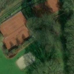 Sand Volleyball Court — aerial view