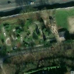 Sand Volleyball Court — aerial view
