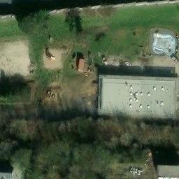 Sand Volleyball Court — aerial view