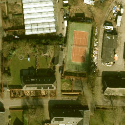 Volleyball Court — aerial view