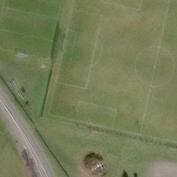 Grass Volleyball Court, Delitzsch — aerial view