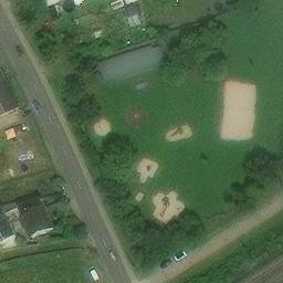 Sand Volleyball Court, Landsberg — aerial view