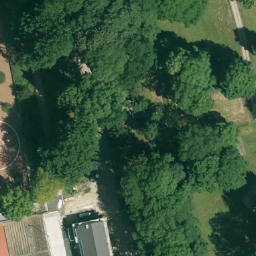 Sand Volleyball Court, Dortmund — aerial view