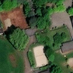 Sand Volleyball Court — aerial view