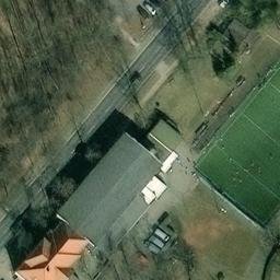 Sand Volleyball Court — aerial view