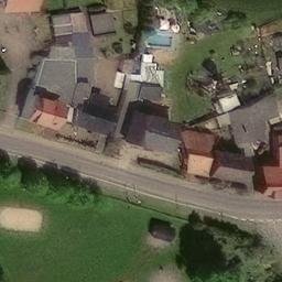 Beachvolleyballfeld — aerial view