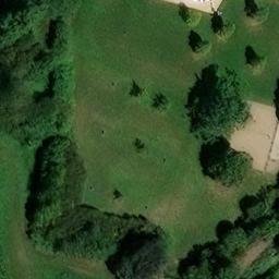 Sand Volleyball Court — aerial view