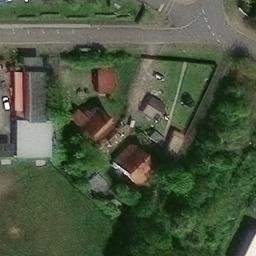 Sand Volleyball Court, Nordhausen — aerial view