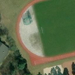 Sand Volleyball Court — aerial view