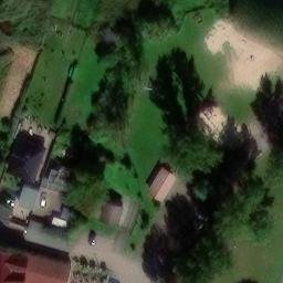 Sand Volleyball Court, Seegebiet Mansfelder Land — aerial view