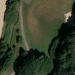 Sand Volleyball Court — aerial view
