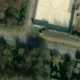 Sand Volleyball Court — aerial view