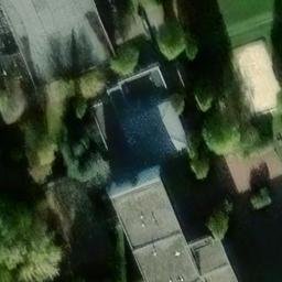 Sand Volleyball Court — aerial view