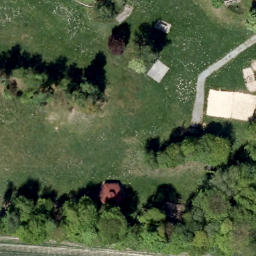 Sand Volleyball Court, Rüthen — aerial view