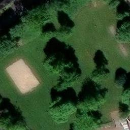 Sand Volleyball Court — aerial view