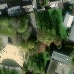 Sand Volleyball Court — aerial view