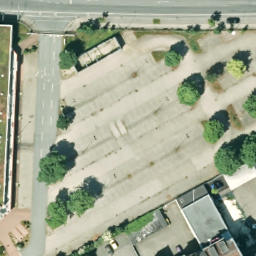 Grass Volleyball Court — aerial view