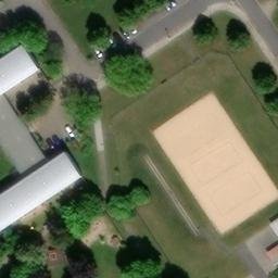 Volleyball Court — aerial view