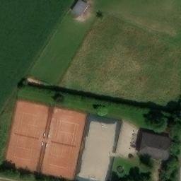 Sand Volleyball Court — aerial view