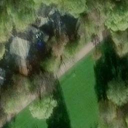 Sand Volleyball Court — aerial view
