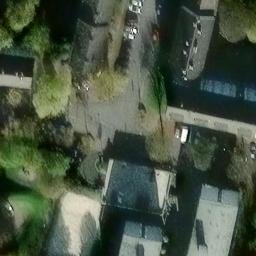 Sand Volleyball Court — aerial view