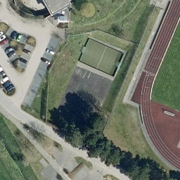 Volleyball Court, Leinefelde-Worbis — aerial view
