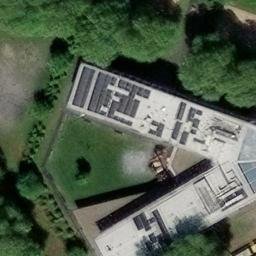 Sand Volleyball Court — aerial view