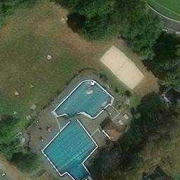 Sand Volleyball Court in Hemer, Nordrhein-Westfalen — aerial view