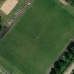 Sand Volleyball Court, Leipzig — aerial view