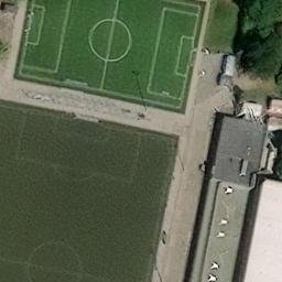 Volleyball Court near Duisburg — aerial view