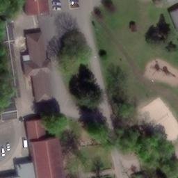 Sand Volleyball Court, Sondershausen — aerial view