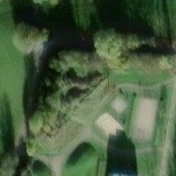Sand Volleyball Court — aerial view